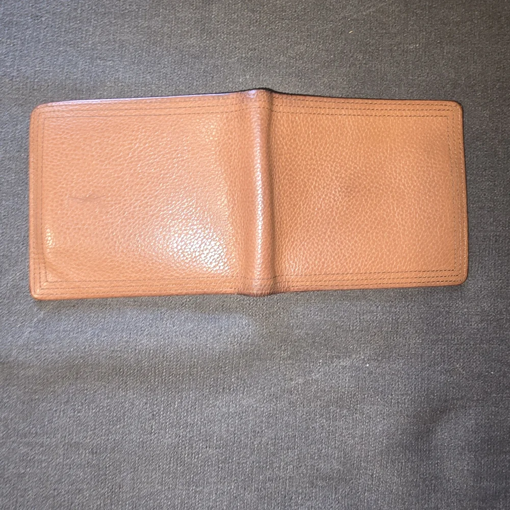 Yves Saint Laurent Tan Leather Card Holder